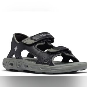 Columbia Kids' Black and Gray Sandals